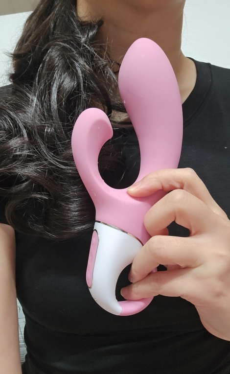 남친이랑 같이 놀라버린 에어펌프 버니
